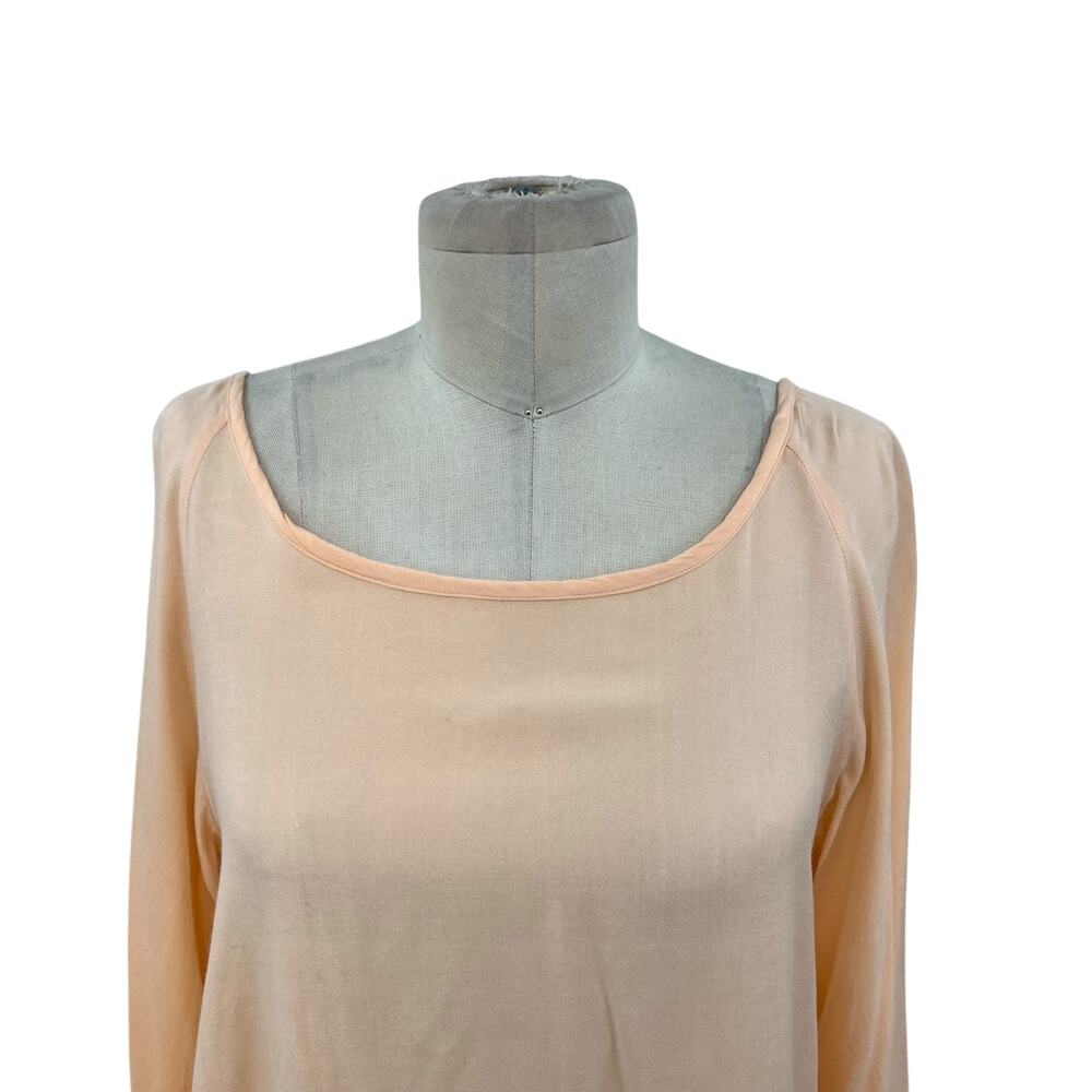 Sundress Indiana Dress Tunic Beach Tasseled Beaded Peach Neon‎ Pink Size XS - Picture 4 of 13
